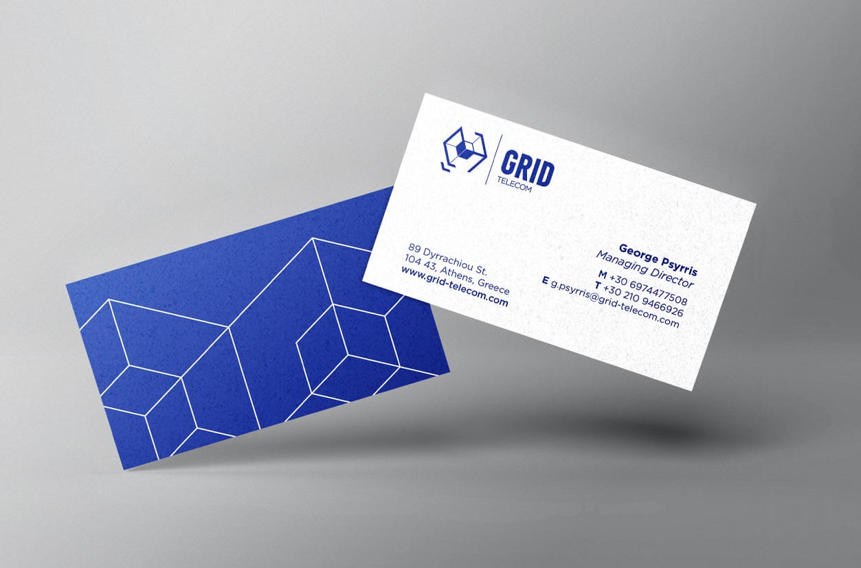 Grid Telecom Business Cards