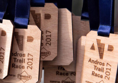 Andros Trail Race 2017 Medals